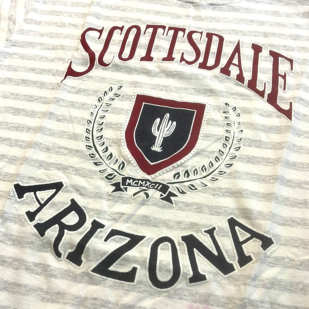 Vintage 90s Scottsdale Arizona Striped T-shirt